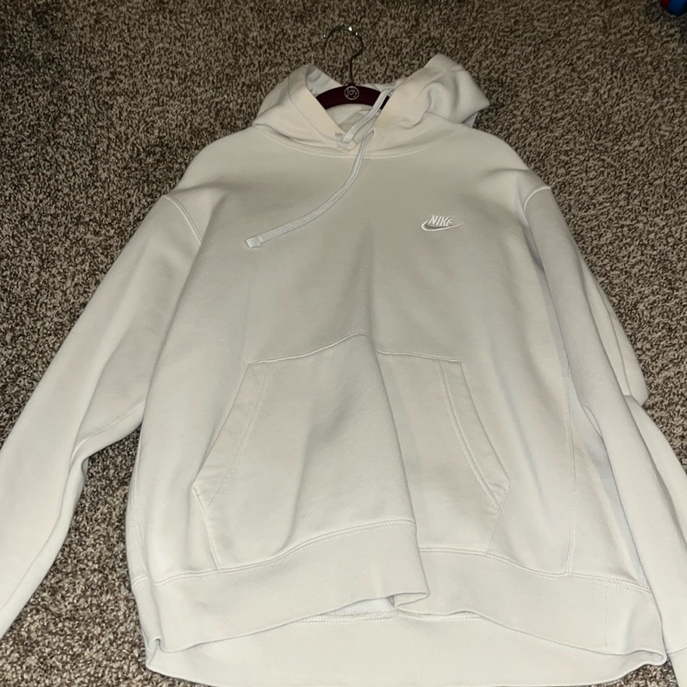 Cream Nike hoodie- medium